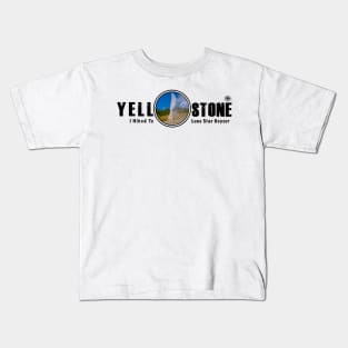 I Hiked to Lone Star Geyser, Yellowstone National Park Kids T-Shirt